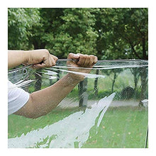 WXQIANG - Telone trasparente impermeabile con occhielli, tenda a prova di strappo, protezione solare da giardino, isolamento termico, dimensioni: 1 x 1 m