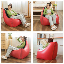 POHOVE - Divano gonfiabile pieghevole, in PVC, comodo divano gonfiabile, design ergonomico, per adulti e bambini