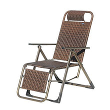 FUFU Sedie a sdraio Lounge Chair Lazy Lounge Chair Sedia pausa pranzo Sedia di vimini Sedia pausa pranzo Beach e reclinabile portatile e sedia a sdraio 70 * 58 * 106 cm (27,5 * 22,8 * 41,7 pollici) Pi