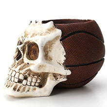Pen Titolare del Tubo di Stoccaggio, Basket Cranio Penna Tubo Home Office Desktop Storage Finitura Piccoli Ornamenti Decorazioni for La Casa