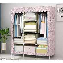 Guardaroba Noleggio Panno da Cucina Panno Robusto Casa a più Strati della Porta Camera da Letto di immagazzinaggio della Copertura Zipper Hanger Cabinet XINYALAMP (Color : C)