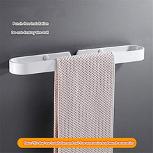 ZLDM Nord Europa Bianco portasalviette Bagno da Muro Spazio in Alluminio Asta Singola Barra Porta Asciugamani 30 cm Corrosione Resistente portasciugamano per Bagno Cucina Balcone