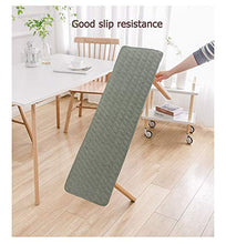 Cuscino Lungo per Panca, Cuscino per Panca da Giardino, 2 o 3 posti, Materasso di Ricambio per Interni ed Esterni,Cuscino Lussuoso per panchina da Giardino-Beige 200×40cm(79×15in)