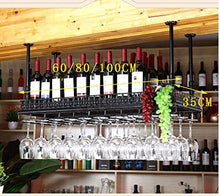 DJSMjbj - Portabicchieri creativo, da appendere al bancone, portabicchieri, decorazione per bicchieri da vino, da soffitto, facile da installare, L60*W35cm