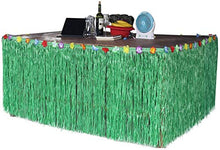 Tavolo da Picnic all'aperto Hawaii Picnic Skirt da Tavolo Home Tavolo Gonna Dance Gonna da Tavolo PP Tavolo da Tavolo Gonna in plastica Plastica Skirt (Colore: Rosso L276xH75 cm) BBQ Party Table