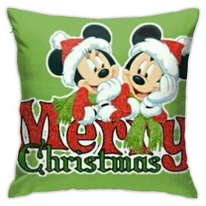 nxnx - Federa copricuscino decorativa per divano, 45,5 x 45,5 cm, motivo "Merry Christmas"