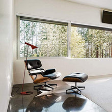 A&DW Modern Classic Replica Lounge Chair con Chaise Lounge ottomano Mobili girevoli in Cuoio Reale Chaise Longue per Soggiorno