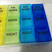 NUOBESTY Portapillole 7 giorni 21 Slot Organizer per medicinali per preparazioni vitamine