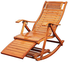 Sedia a Sdraio Beach Yard Piscina Pieghevole Pieghevole Reclinabile Chaise Chaise Bamboo Lounge Chair Interno Outdoor Rocking Relax Chair