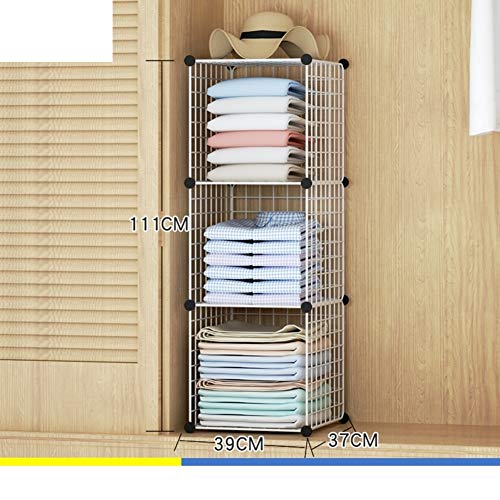 JYXJJKK Armadio A Strati Sovrapposti Gratuiti,divisore di Stoccaggio Vestiti Pieghevoli-c