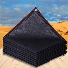 Senza marchio DANDAN Rete Ombra Addensare Crittografia Parasole Rete Protezione Solare Balcone/Giardino Crittografia Rete Isolante Addensata Ombra Rete Nero 8 Pin (Size : 5 * 5m)
