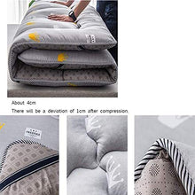LJ Futon Tatami Materassino, Anti-Slip Giapponese Tatami Tatami Futon Futon Coprimaterasso Imbottito Dormire Pad Student (Color : A, Size : 180x200cm(71x79inch))