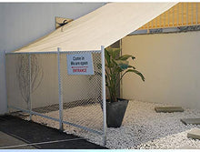 WXQIANG Beige Pergola Ombra copertura Sunblock Patio baldacchino, Rettangolo HDPE permeabile panno con occhielli, il 90% Crema di protezione solare e resistente ai raggi UV Protezione solare, isolamen