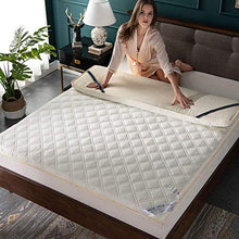 Floor Mattress Futon Mattress,Breathable Fold Futon,Thick Mattress,Double Japanese Sleeping Pad,Soft Futon Floor Mattress,Foldable Roll Up Floor Mattress/off/White / 90x200cm