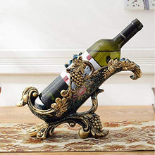 ZLJ Retro Bronzo Salotto Europeo Desktop Portico Decorazione partizione Decorazione portabottiglie Vino Creativo Bar Vino Fantasma Decorazione vetrinetta Elegante e Bella