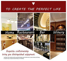 Portabottiglie Da Soffitto Supporto Per Bicchiere Da Vino Appeso Cremagliera Del Bicchiere Di Vino Portabottiglie Da Parete  Altezza Regolabile Supporto Per Calici Appesi Per Cucina Da Bar Nero/Bronzo