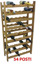 Mobile porta bottiglie cantinetta vino in legno Noce marrone 54 posti enoteca bar casa cucina ripostiglio