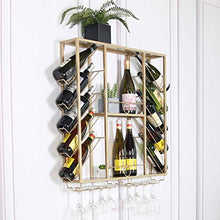 RUXMY Armadio per Vino Mobile Bar Scaffali galleggianti Scaffale a Muro Scaffale portabottiglie, Portabottiglie da Vino, Portabottiglie a soffitto, Scaffale a soffitto Regolabile, Scaffali multifu
