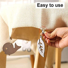 INTVN 10 Pezzi Pesi della Tovaglia, Clip di Tovaglia,Ganci fermatovaglia da Giardino,in Acciaio Inossidabile, per Tabelle, Indoor & Outdoor, Antivento,Decorazione