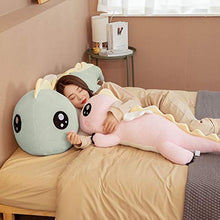 Huggable Big Long Cute Dinosaur Peluche Morbido Cartoon Animale Angelo Farcito Bambola Fidanzato Cuscino Bambini Ragazza Regalo di Compleanno (Colore: B, Altezza: 130cm)
