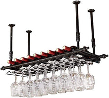 Portabottiglie Per Vino Rosso Da Appendere, Portabottiglie Per Vino Da Appendere A Soffitto Portabottiglie In Metallo Per Bicchieri Da Vino - Vari Contenitori (Dimensioni: 60 * 30 Cm), 100 * 30 Cm, 1