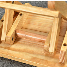 Sgabello pieghevole, portatile in legno, per uso domestico, quadrato, in bambù, pieghevole, per soggiorno, bagno, camera da letto, giardino