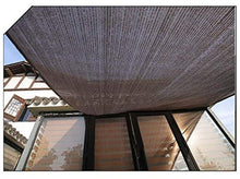 zhoufeng Tenda Tenda 90% Ombra Ombra Panno Rete con Occhielli for Pergola Veranda baldacchino o Gazebo Giardino Patio (Color : Brown, Size : 1X2M/3X6FT)