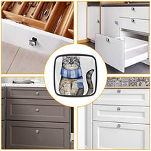 gattino vestito con sciarpa lavorata a maglia a righe tessili blu Pomelli per Porta 4 Pezzi Manopole per Mobili da Cucina Pomelli per Mobili Pomelli Per Cassetti/Cucina/Armadio Antichi
