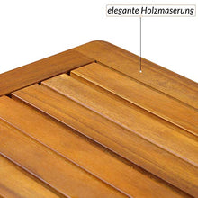 Deuba Tavolino Washington in Legno Acacia Oliato Interno Esterno 45x45x45cm Giardino terrazzo Patio Balcone
