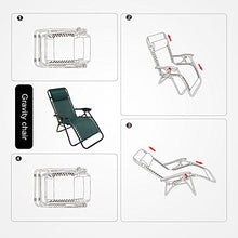 Domaier - Sdraio per Giardino, Sedia Pieghevole A gravità Zero, 165 x 112 x 65 cm, Verde, con Cuscino, Textilene, Pacco da 2, Carico Massimo: 100 kg, Dimensioni Non Piegato: 165 x 112 x 65 cm
