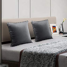 EASY EAGLE Federe in Velluto Copricuscini Decorativi Fodere Quadrate per Cuscino per Divano Casa, 45X45cm, Confezione da 2