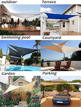 Ombreggiante Rettangolo,Tenda A Vela,Tenda Parasole Esterno, Telo Da Sole,Anti-Raggi UV,Parasole Per Esterni/Giardin/Cortile, Con Kit Di Fissaggio A Fune,3 * 2.5m