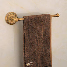 Hetick Porta Asciugamani da Bagno, Ottone Antico Piccolo Ripiano Bagno Portasciugamani in Ottone Portasciugamani Accessori Doccia per Bagno Cucina Bar Casa (32 Cm di Lunghezza)
