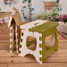 N/V Cucina Domestica Multifunzionale Portatile Pieghevole Comodo Sgabello salvaspazio Sedia in plastica Facile da riporre