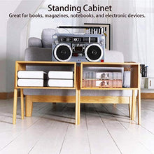 40x29x42 cm/15,7x11,4x16,5 pollici Comodino in bambù Comodino 2 pezzi, comodino impilabile, per soggiorno camera da letto