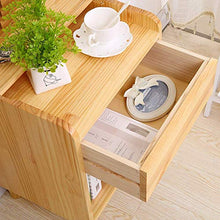DGHJK Mobili per la casa, Comodino in Legno massello, Divano, tavolino con 1 cassetto, Armadio 40 x 36 x 57 cm