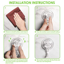 Ganci Ventosa Ganci da Parete Ganci per Bagno Cucina Ventosa Forte Senza Trapano Ventose per VetroMax Ventose per Bagno Doccia Vetro Cucina Accappatoio Parete Porte Organizzare, Trasparenti 4 Pezzi