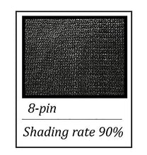 Paralume in Tessuto al 90% Sun-Block, Paralume in Rete Nera con Occhielli per Giardino Patio Pergola (Size : 2x3m)