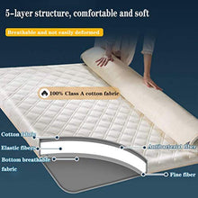 Floor Mattress Futon Mattress,Breathable Fold Futon,Thick Mattress,Double Japanese Sleeping Pad,Soft Futon Floor Mattress,Foldable Roll Up Floor Mattress/off/White / 150x200cm