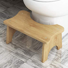 H-M-SJZ Sgabello da Toilette Antiscivolo Sgabello da Bagno in Legno massello Sgabello per la casa Sgabello da Bagno Sgabello per Toilette Sgabello Sgabello può alleviare costipazione 39.5x21.5x17cm
