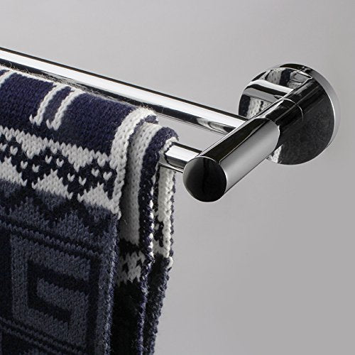 MBYW Portasciugamani Moderno Minimalista Portasciugamani Elegante per Il Bagno di Moda Ciondolo portasciugamani Doppio Cromo portasciugamani Doppio Porta Asciugamani 7148