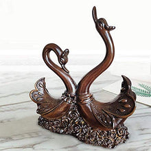 WPXBF Scultura Statua Busti Sculture Artigianato in Resina Swan Wine Rack Home Restaurant Wine Cabinet Decorazione Ornamenti