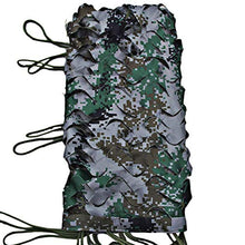 JIANFEI - Rete da sole mimetica da giardino, in 9 misure, regolabile (colore: verde, dimensioni: 3 x 4 m)