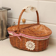 XIXIAO - Cesto portaoggetti in vimini intrecciato a mano, per credenze, cassetti, armadio, cassettiera, cassettiera, 26 x 18 x 30 cm, colore: rosso