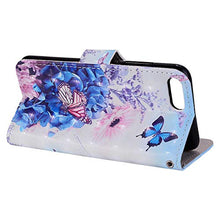 Bear Village® Xiaomi Mi 6 Cover, Alta qualità Custodia in Pelle con TPU Antiurto Interno Caso, Funzione Stand, Magnetica Cover per Xiaomi Mi 6, Farfalla