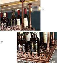 SGSG Portabottiglie per Vino Portabottiglie in Vetro per Vino Rosso per Uso Domestico Europeo Facile da installare Stoccaggio