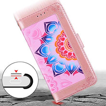 ikasus Cover Compatibile con Samsung Galaxy A21S Custodia Motivo Floreale Custodia a Portafoglio in Pelle PU con Cavalletto e Custodia a Libro,Oro Rosa