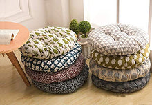 HYLX Cuscino Sedile, Cuscino Sedia, Cuscino Sgabello Rotondo, Cuscino Sedia Floreale Antiscivolo in Cotone Spesso, per Giardino, terrazza Esterna