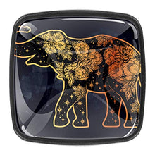 Elefante stella rosa 4 PCS Pomelli per Porta, Pomolo per Mobile, Pomelli per Mobili con Viti, Maniglia per Armadietto, Pomelli per Porta, Pomelli per Cassetti per Porta, Armadio, Cassetto e Credenza