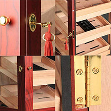 Humidor Cabinet - Vetrina Humidor Con Umidificatore E Igrometro - Humidor Capacità 100 Sigari